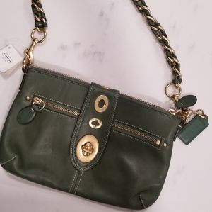 Coach Turn Lock Chain Clutch F13756